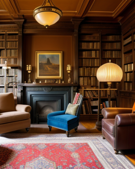 Kütüphanelerin Büyülü Dünyası: Kitapların Dekordaki Şık Rolleri